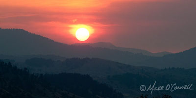 Fiery Bozeman Sunrise